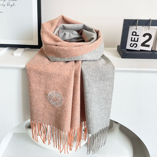 ブランドマフラー素材ディテール